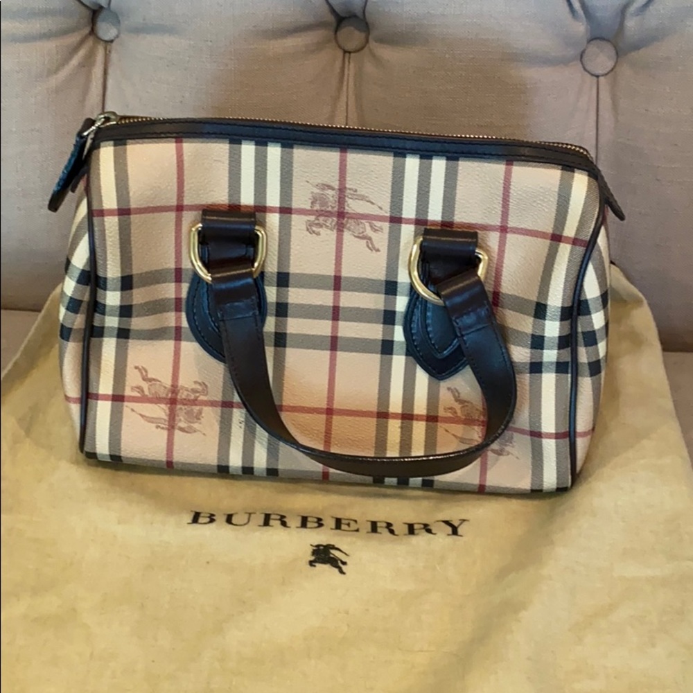 Burberry top handle bag